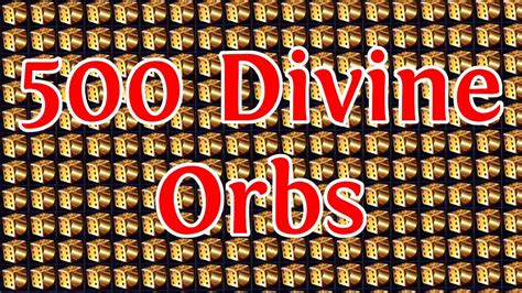 500 DIVINE ORBS VS. VENTOR'S GAMBLE RINGS .